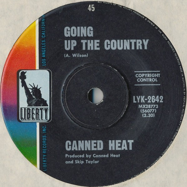 Canned Heat – Going Up The Country (1968, Vinyl) - Discogs