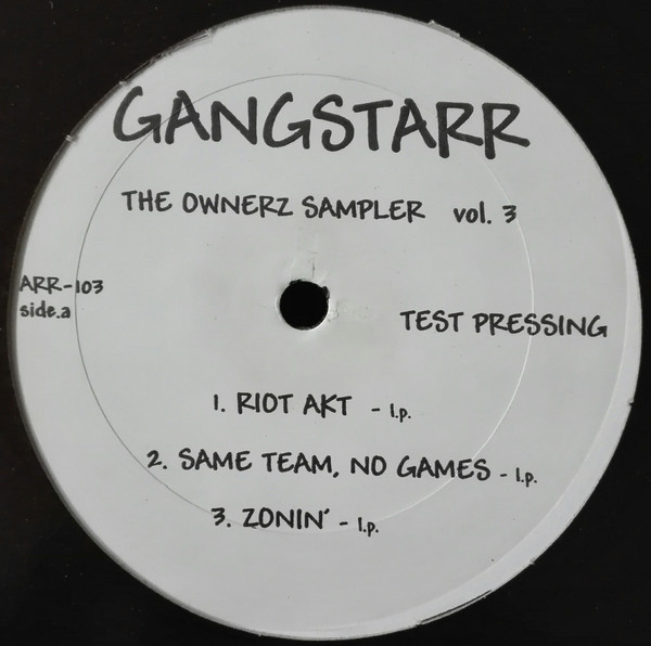 Gang Starr – The Ownerz Sampler Vol. 3 (2003, Vinyl) - Discogs