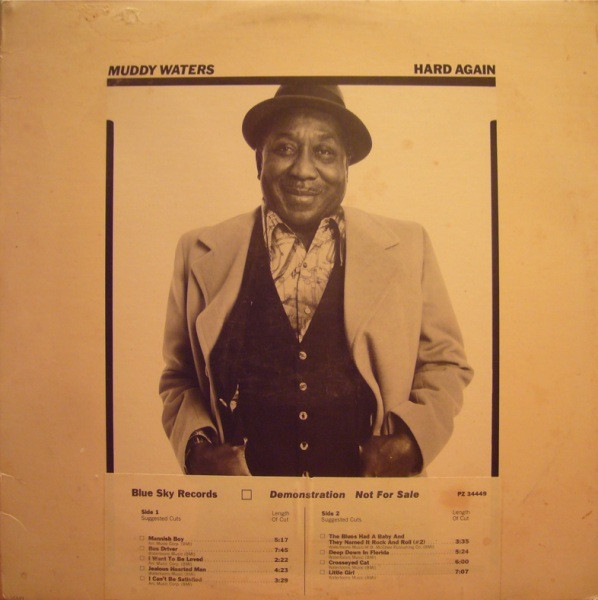 Muddy Waters – Hard Again (1977, Terre Haute Pressing, Vinyl 