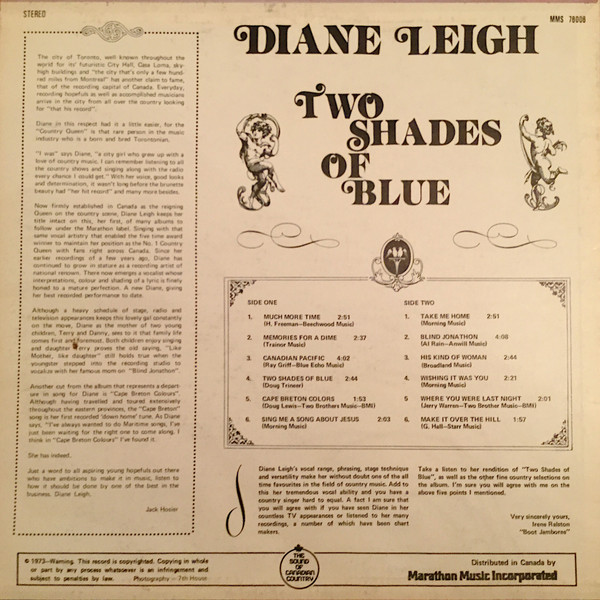 baixar álbum Diane Leigh - Two Shades Of Blue