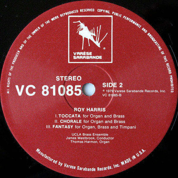 last ned album Roy Harris - Harris Conducts Harris