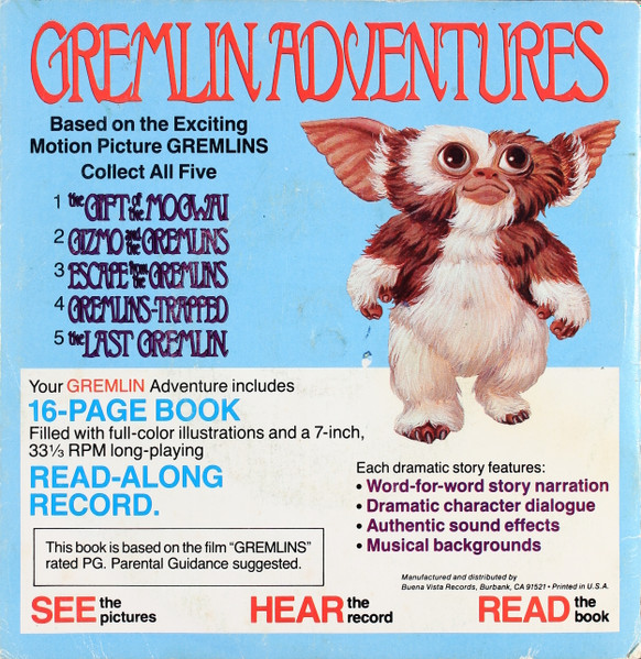 Pascua de Resurrección frecuencia probable No Artist – Gremlins™ - Story 4 - Gremlins-Trapped (1984, Vinyl) - Discogs