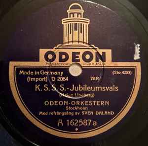 Odeon-Orkestern - K.S.S.S.-Jubileumsvals / Hollywood album cover