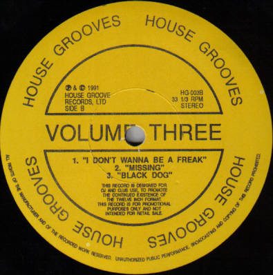 House Grooves Volume 3 (1991, Vinyl) - Discogs