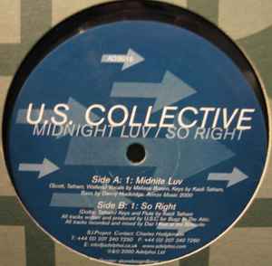 U.S. Collective – Midnight Luv / So Right (2000, Vinyl) - Discogs
