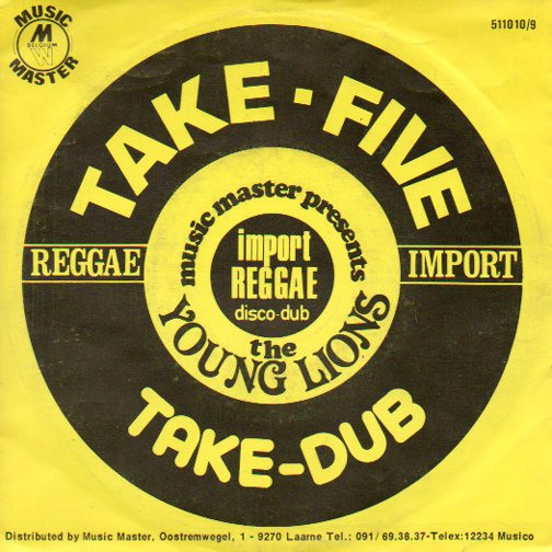 Young Lions – Take Five / Take Dub (1978, Vinyl) - Discogs