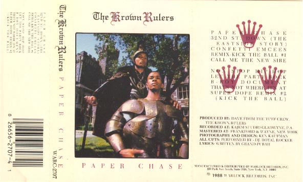 The Krown Rulers – Paper Chase (1988, Vinyl) - Discogs