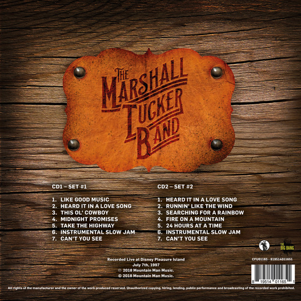 ladda ner album The Marshall Tucker Band - Live At Pleasure Island 97