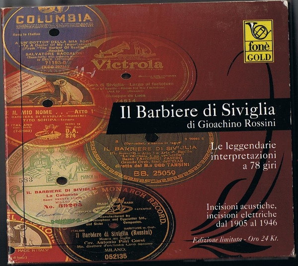 last ned album Gioacchino Rossini - Il Barbiere di Siviglia Le Leggendarie Interpretazioni a 78 giri
