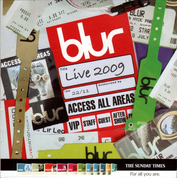 Blur – Live 2009 (2009, CD) - Discogs