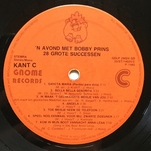 Album herunterladen Bobby Prins - n Avond met Bobby Prins 28 Grootste Successen