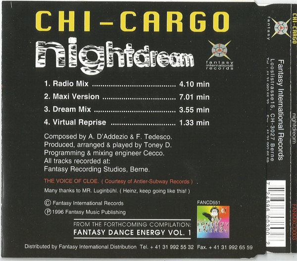 Album herunterladen ChiCargo - Nightdream