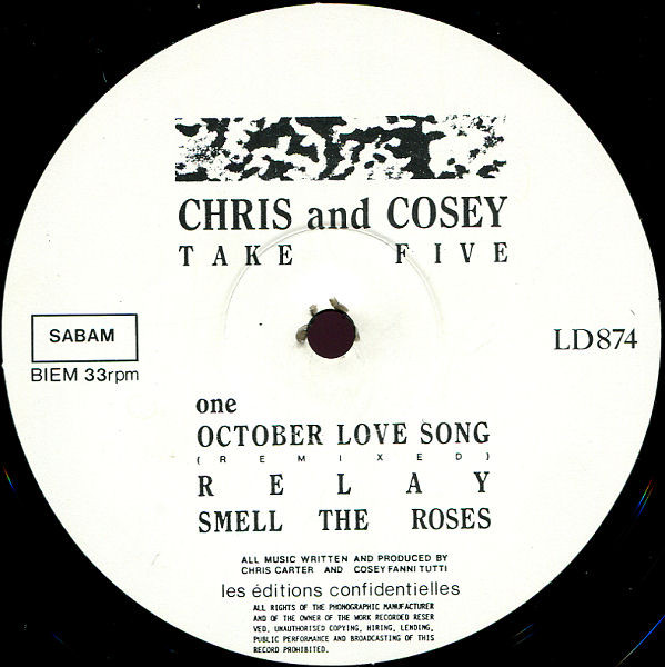 descargar álbum Chris And Cosey - Take Five