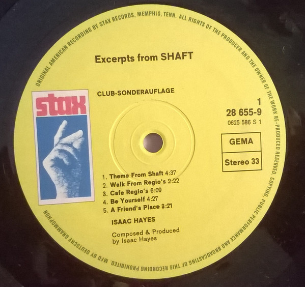 baixar álbum Isaac Hayes - Excerpts From Shaft
