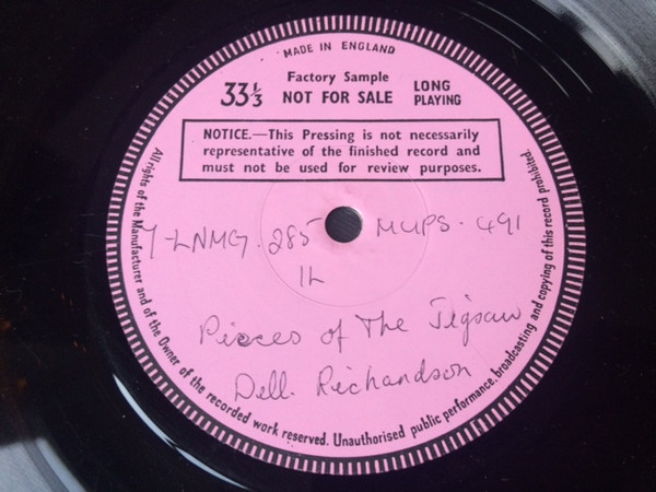 Dell Richardson – Pieces Of A Jigsaw (1973, Vinyl) - Discogs