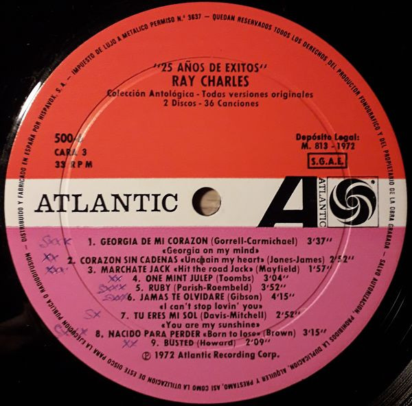 baixar álbum Ray Charles - 25 Años De Exitos