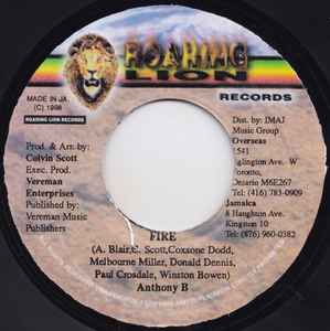 Anthony B – Fire (1998, Vinyl) - Discogs