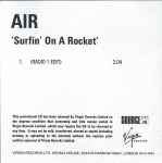 Cover of Surfin' On A Rocket, 2004, CDr