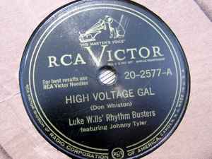 Luke Wills' Rhythm Busters - High Voltage Gal / Cain's Stomp album cover