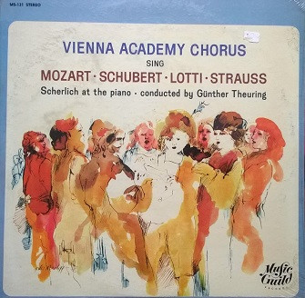 descargar álbum Vienna Academy Chorus, Günther Theuring - Mozart Schubert Lotti Strauss