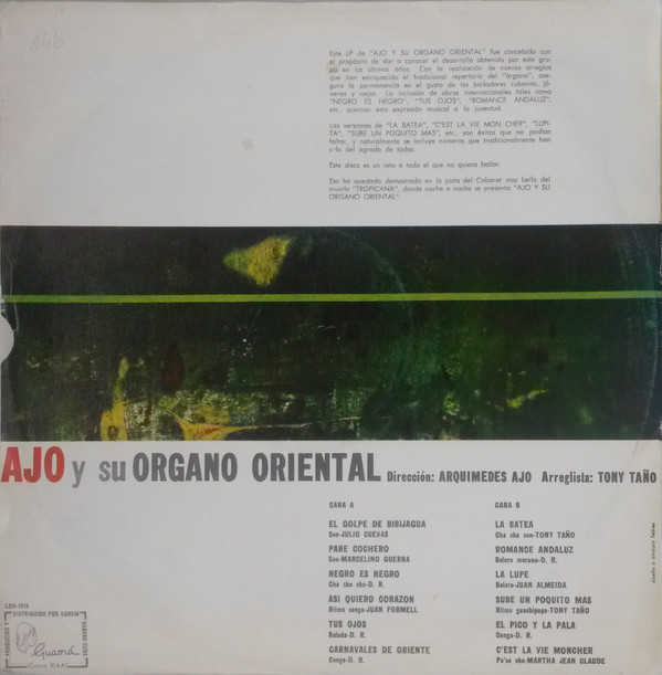 Album herunterladen Ajo Y Su Órgano Oriental - Ajo Y Su Órgano Oriental