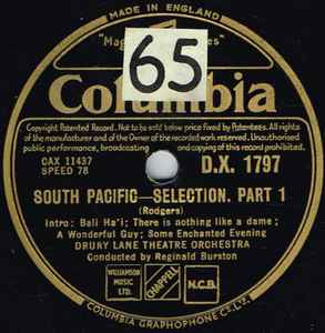 The Drury Lane Theatre Orchestra - South Pacific - Selection album cover