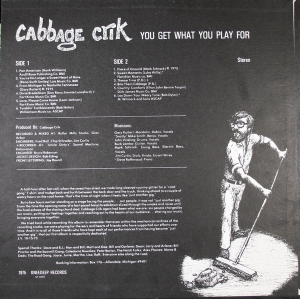 baixar álbum Cabbage Crik - You Get What You Play For