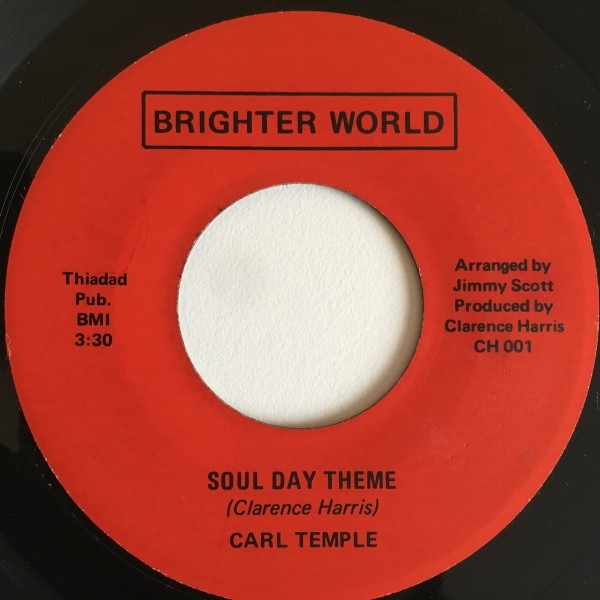 Carl Temple – Soul Day Theme (Vinyl) - Discogs