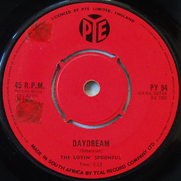 The Lovin' Spoonful – Daydream / Night Owl Blues (1966, Vinyl