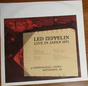 Led Zeppelin – Live In Japan 1971 (1976, Vinyl) - Discogs