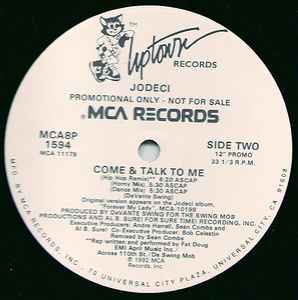 Jodeci – Come & Talk To Me , Vinyl   Discogs