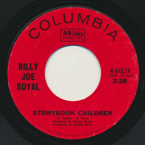 Billy Joe Royal – Storybook Children (1968, Vinyl) - Discogs