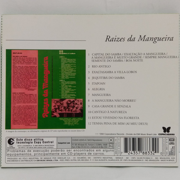 descargar álbum Various - Raízes Da Mangueira