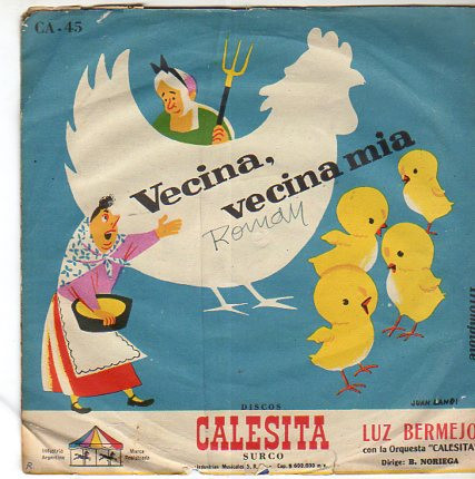 Album herunterladen Luz Bermejo Con La Orquesta Calesita - Mi Relojito De Juguete Vecina Vecina Mía