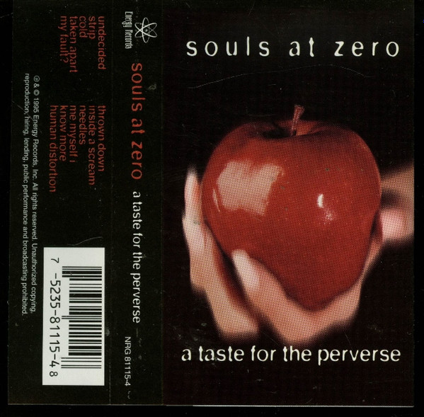 Souls At Zero – A Taste For The Perverse (1995, CD) - Discogs