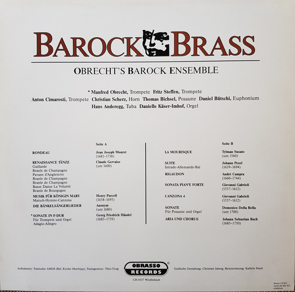 baixar álbum Obrecht's Barock Ensemble - Barock Brass