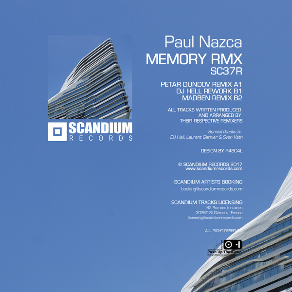 télécharger l'album Paul Nazca - Memory Rmx