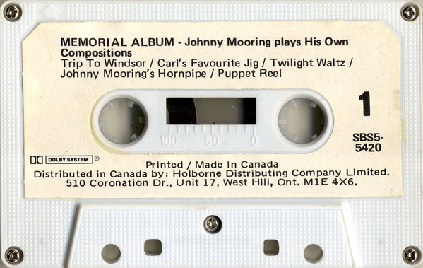 descargar álbum Johnny Mooring - Memorial Album Johnny Mooring Plays His Own Compositions