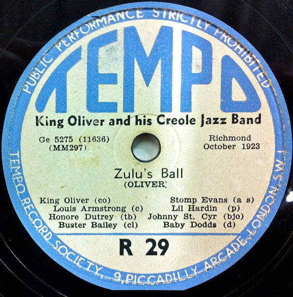 descargar álbum King Oliver And His Creole Jazz Band - Workingman Blues Zulus Ball