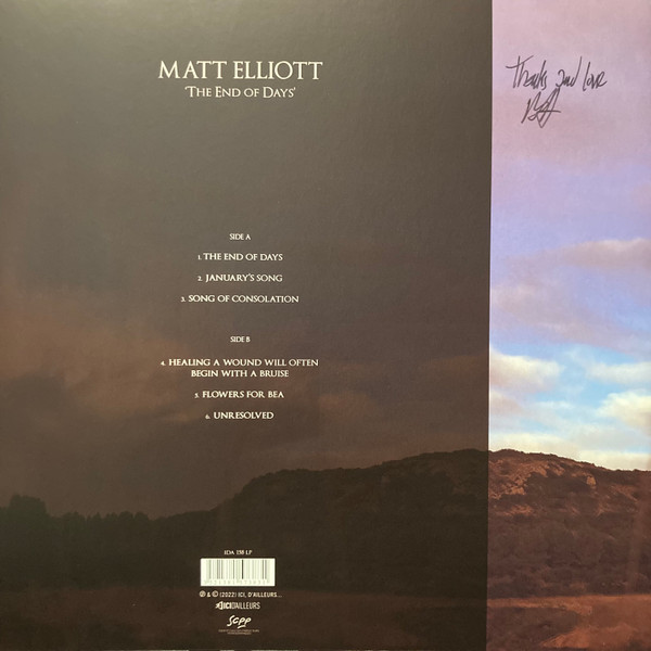 Matt Elliott - the end of days