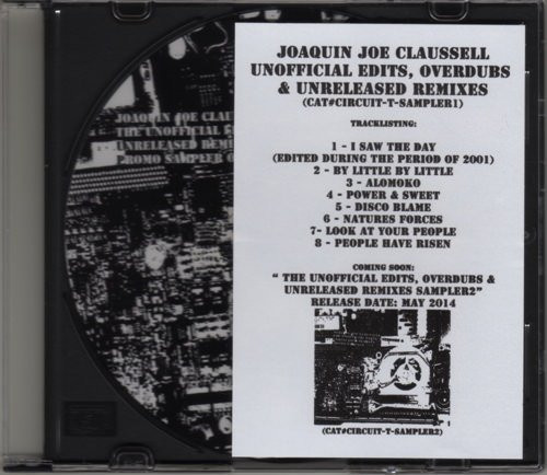 Joaquin Joe Claussell – Unofficial Edits, Overdubs & Unreleased 