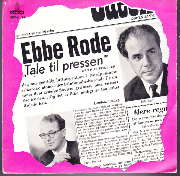 ladda ner album Ebbe Rode - Tale Til Pressen