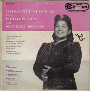 Dorothy Maynor - Dorothy Maynor Sings Spirituals And Sacred Songs album cover