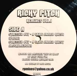Richy Pitch - Richy Pitch (Remixes Vol. 1) Album-Cover