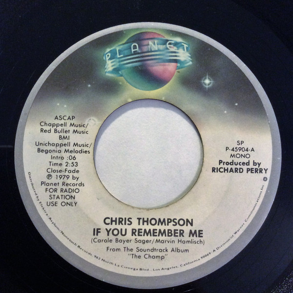 ladda ner album Chris Thompson - If You Remember Me