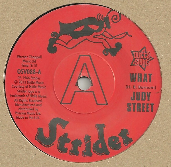 Judy Street / Tina Mason – What (2013, Vinyl) - Discogs
