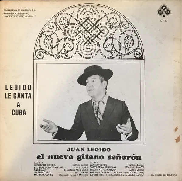 descargar álbum Juan Legido - El Nuevo Gitano Señorón