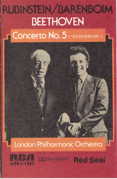 Rubinstein, Barenboim, Beethoven, The London Philharmonic