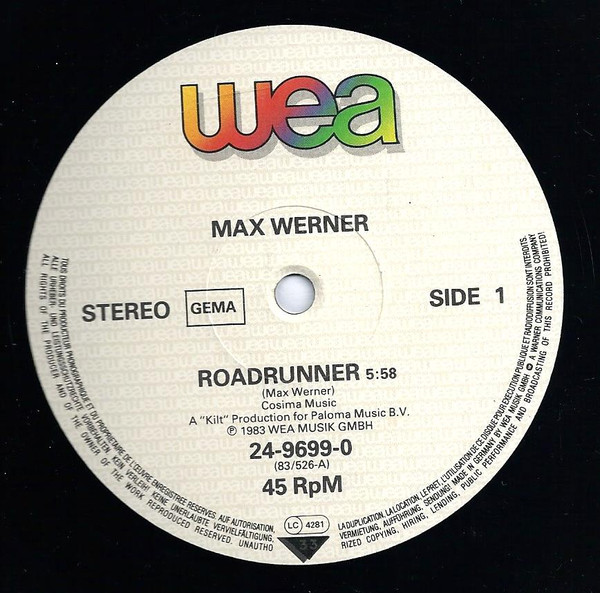 télécharger l'album Max Werner - Roadrunner Special Dance Mix