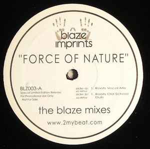 Sunshine Anderson - Force Of Nature (The Blaze Mixes) album cover